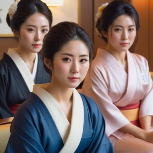 Drie Japanse schoonheden voor geile spelletjes