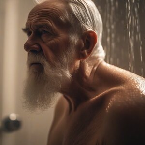 Oude Hans krijgt een hete douche
